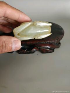 和田玉手把件