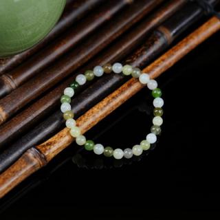 66秒#星玉计划#喜欢的姐妹戳👉约6mm特级和田玉多宝单圈手串