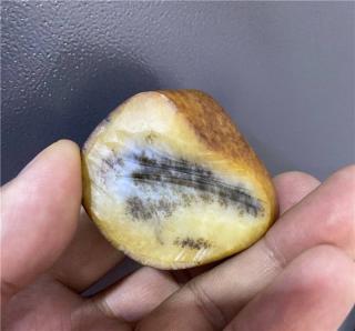 和田玉里的鬼料,炮弹料,切开后商家笑了